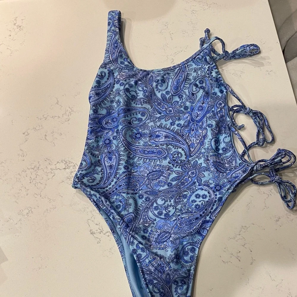 Honey One Shoulder Cheeky One Piece Swimsuit Frankies Bikinis